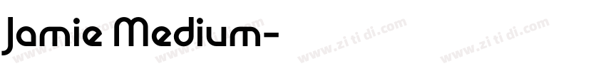 Jamie Medium字体转换